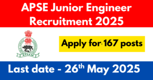 APSE Junior Engineer Recruitment 2025