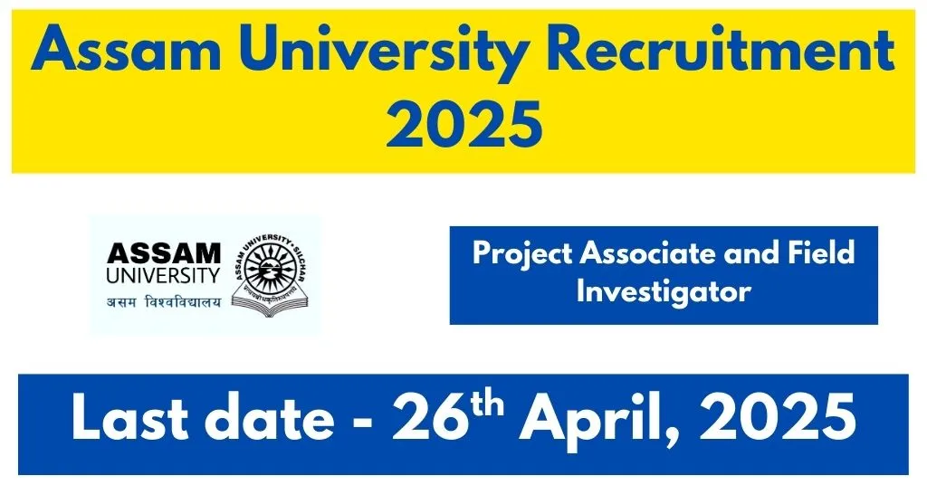 Assam University Recruitment 2025