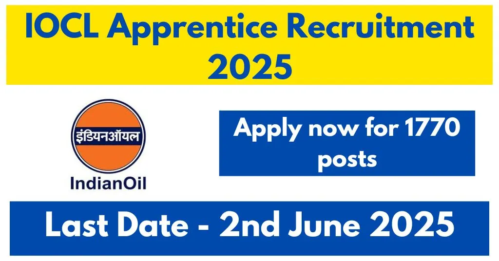 IOCL 1770 Apprentice Recruitment 2025