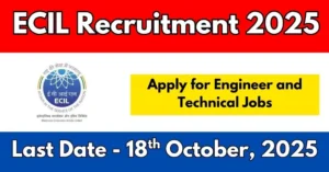 ECIL Recruitment 2025 - Apply for Engineer and Technical Jobs